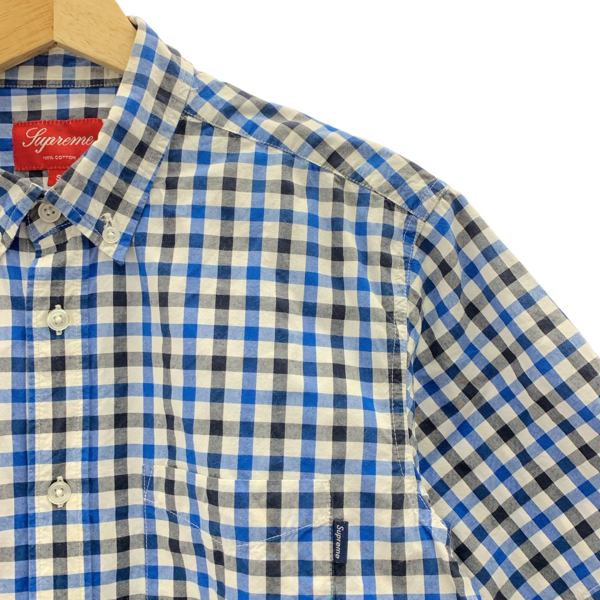 SUPREME / シュプリーム | ギンガムチェック ボタンダウン 半袖シャツ | S | メンズ