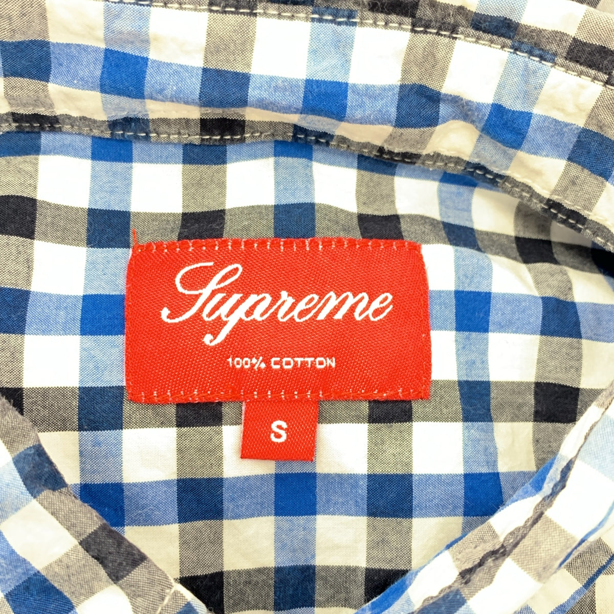 SUPREME / シュプリーム | ギンガムチェック ボタンダウン 半袖シャツ | S | メンズ