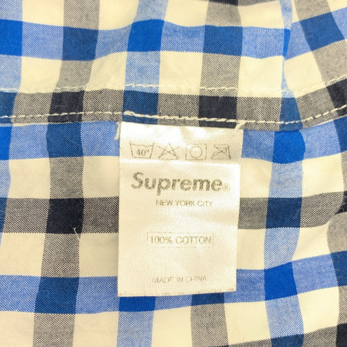 SUPREME / シュプリーム | ギンガムチェック ボタンダウン 半袖シャツ | S | メンズ