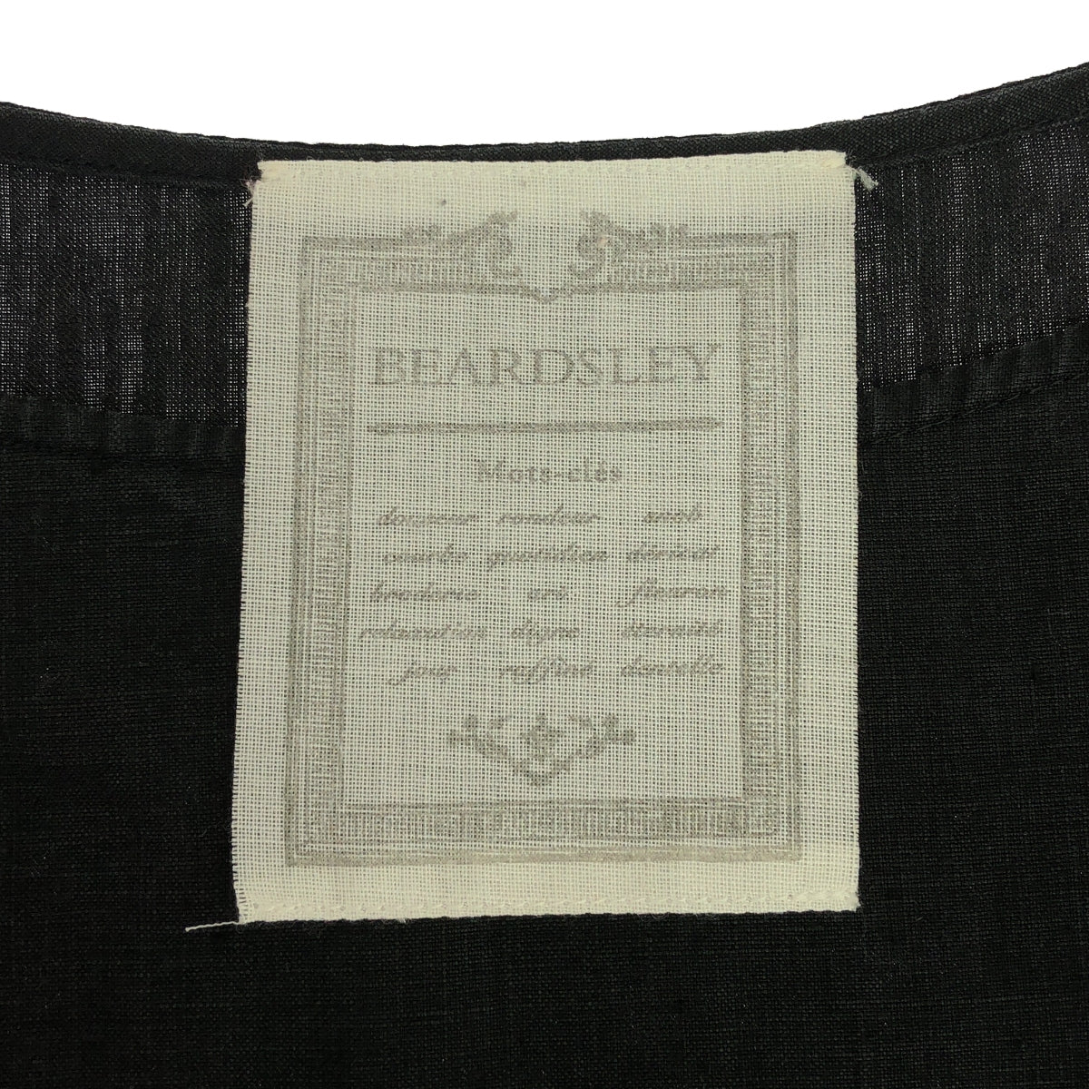 BEARDSLEY | Linen Tent Dress | F | Black | Women's