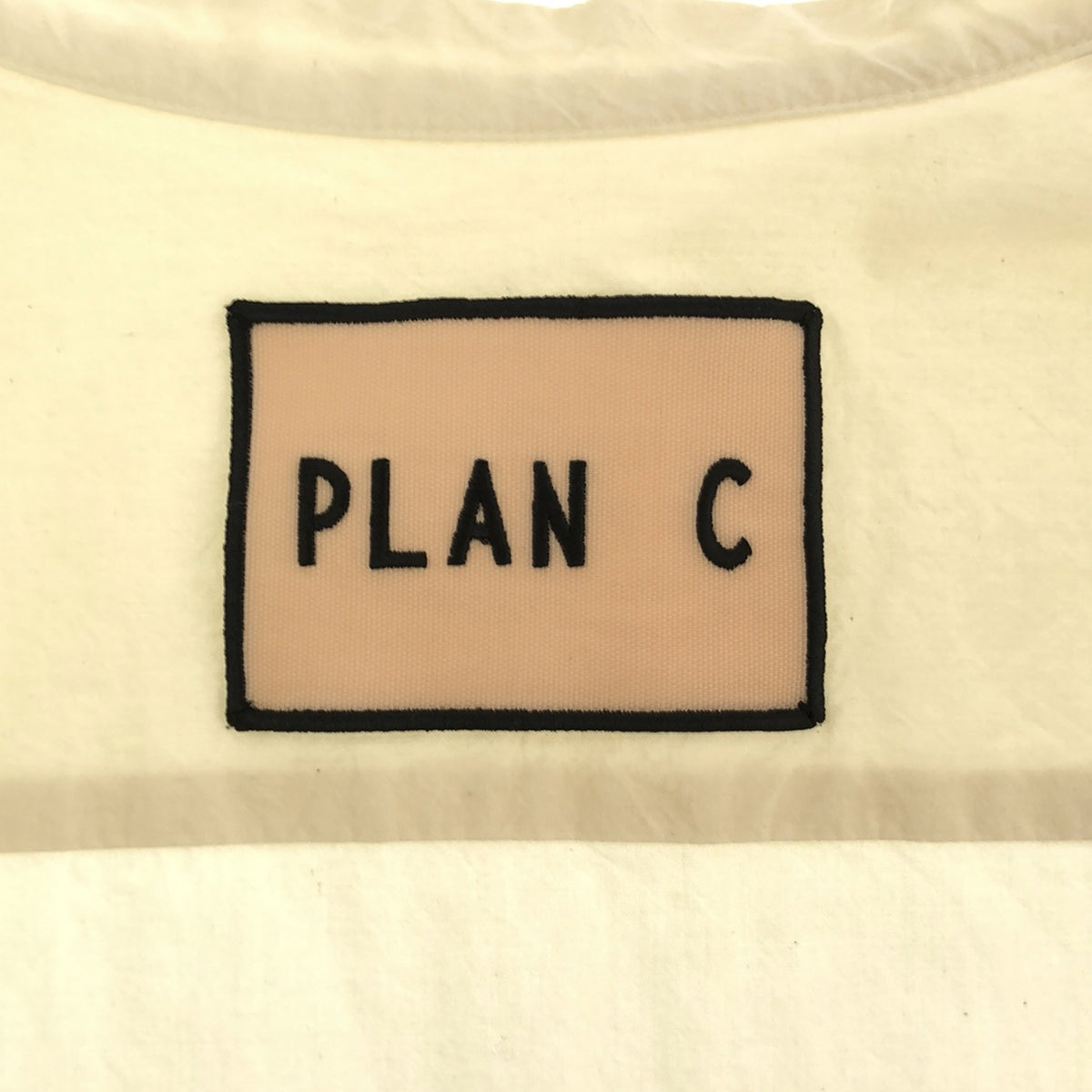 Plan C / プランシー | ピンタックフリル バックドローストリング シャツ ブラウス | 36 | エクリュ | レディース