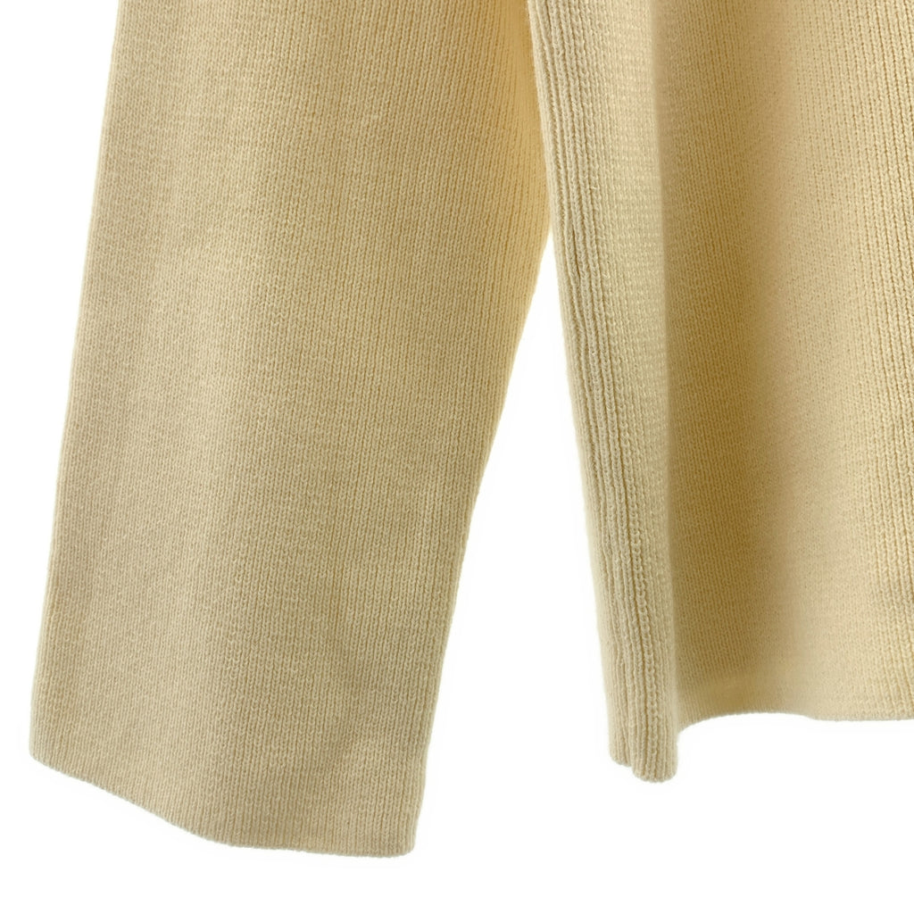 【成色極佳】Slopeslow | 羊毛混紡羅紋針織套頭衫 | L碼 | 象牙白 | 男士