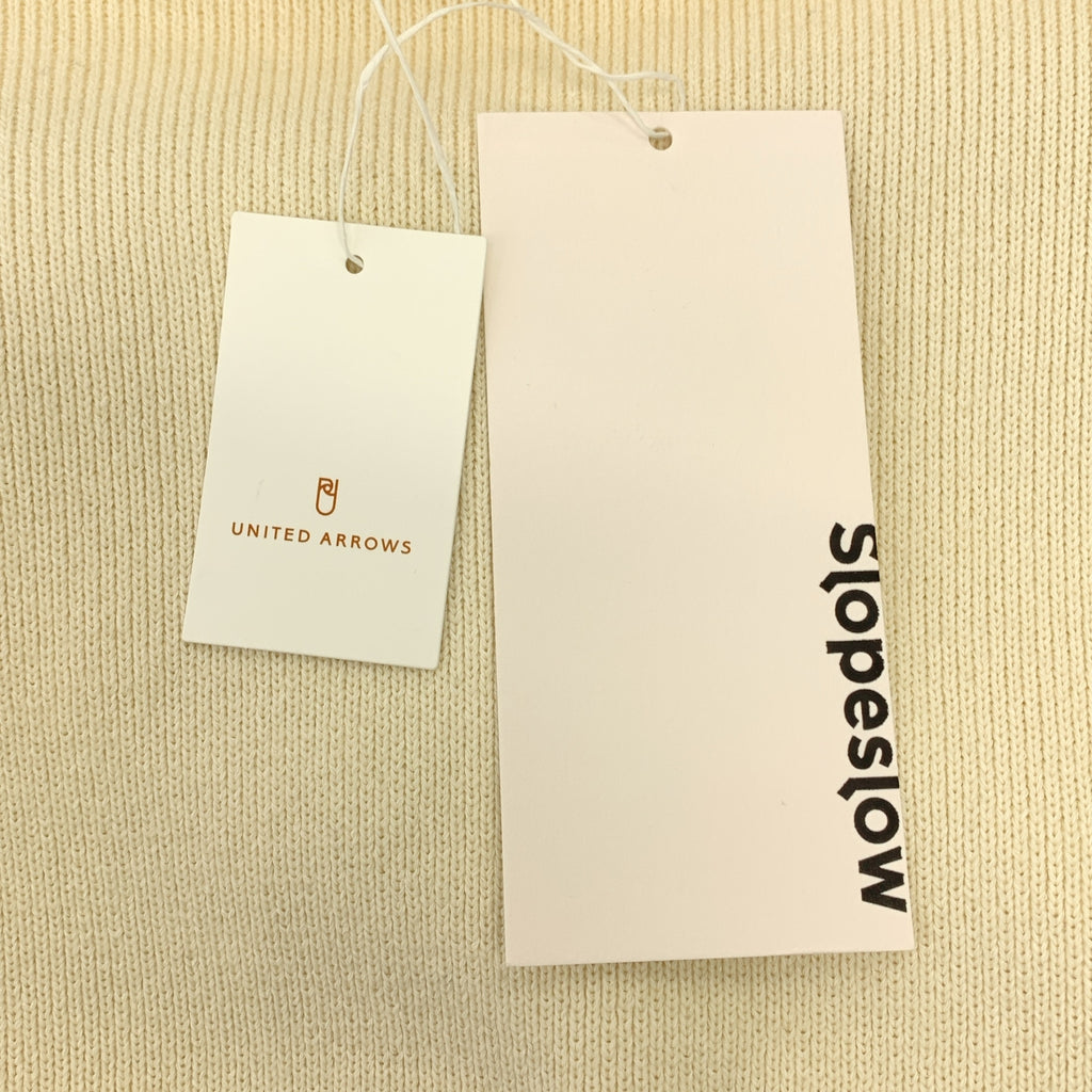 【成色極佳】Slopeslow | 羊毛混紡羅紋針織套頭衫 | L碼 | 象牙白 | 男士