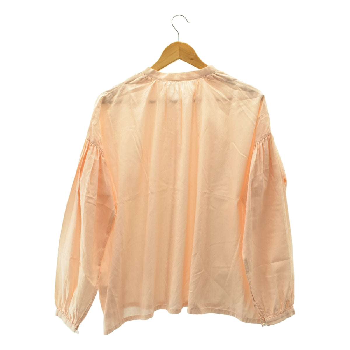 humoresque / 유모레스크 | gather blouse skin / 코튼 실크 개더 셔츠 블라우스 | F | 여성