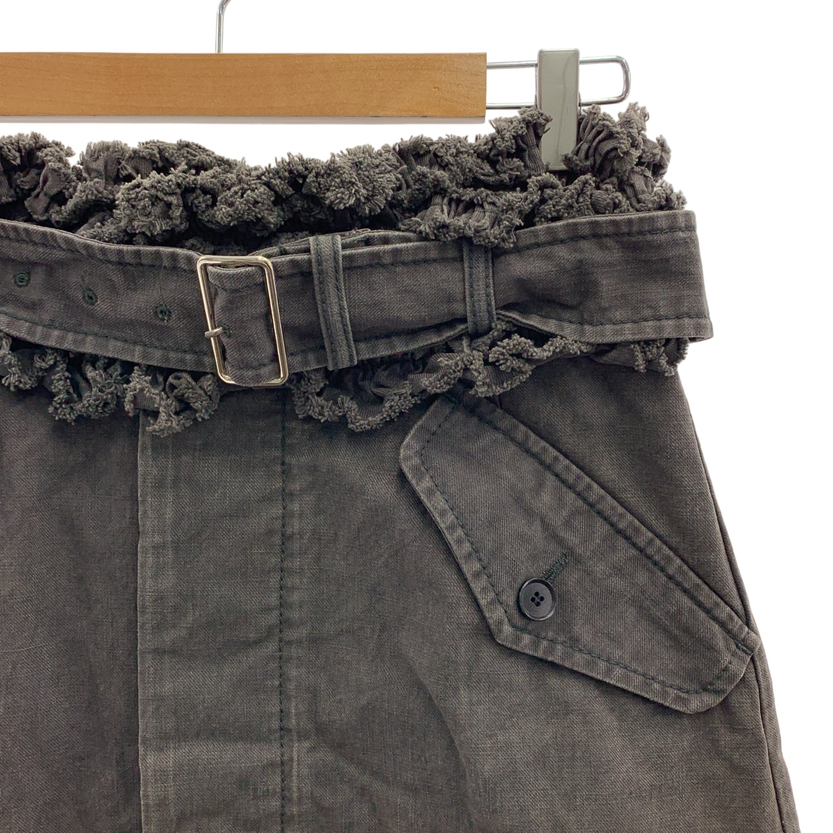 tricot COMME des GARCONS / トリココムデギャルソン | 2007AW | ウエストフリル ベルテッド 巻きスカート | S | レディース