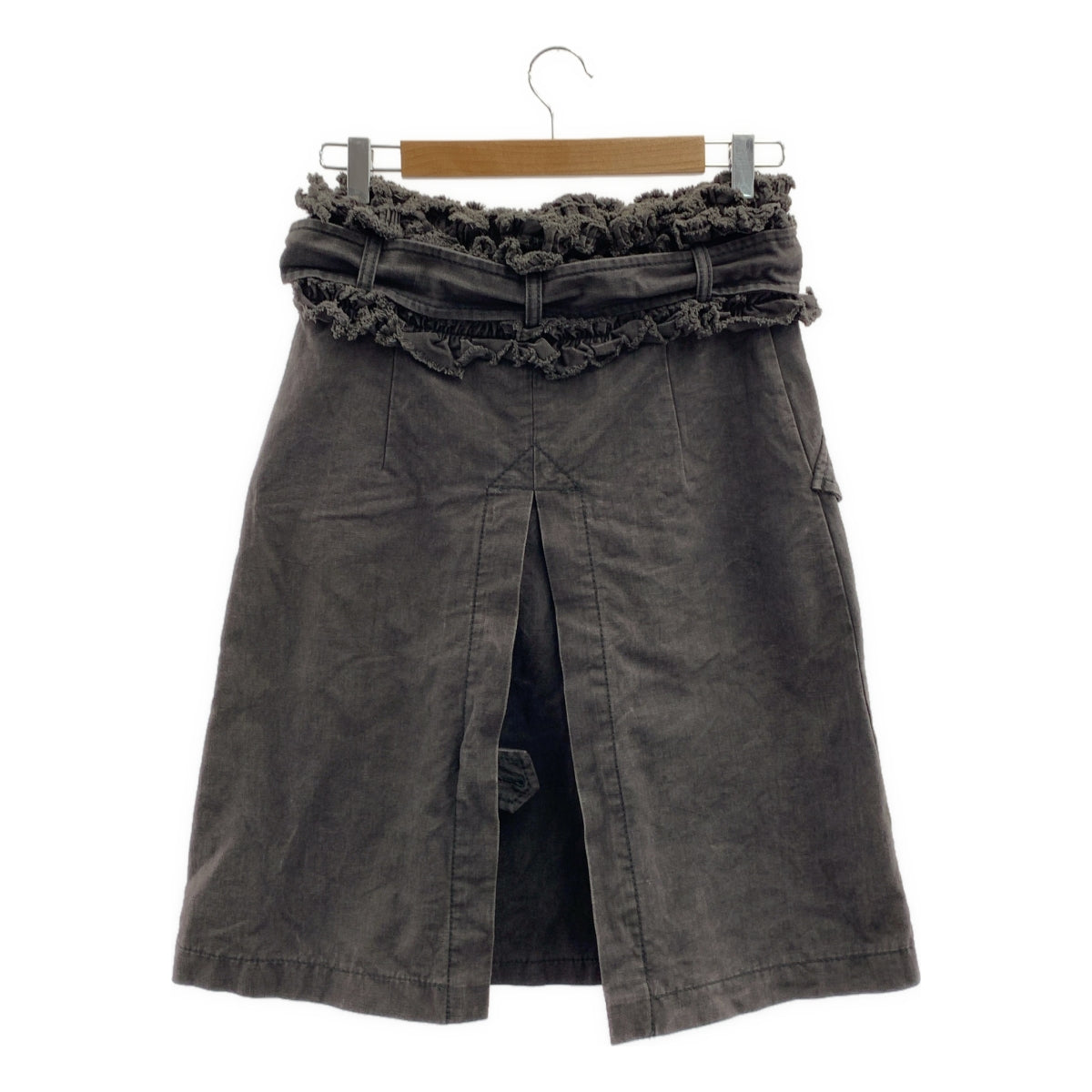 tricot COMME des GARCONS / トリココムデギャルソン | 2007AW | ウエストフリル ベルテッド 巻きスカート | S | レディース