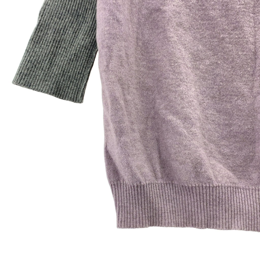 DRIES VAN NOTEN / 드리스 반 노텐 | 울 바이 컬러 롱 그리브 니트 | L |