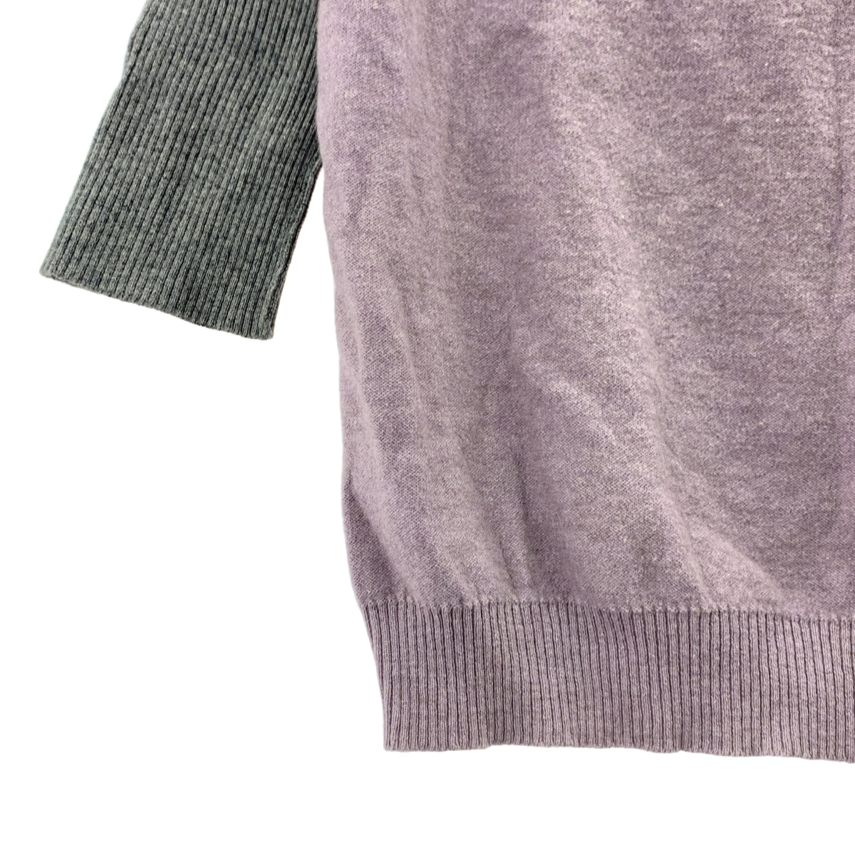 DRIES VAN NOTEN / 드리스 반 노텐 | 울 바이 컬러 롱 그리브 니트 | L |