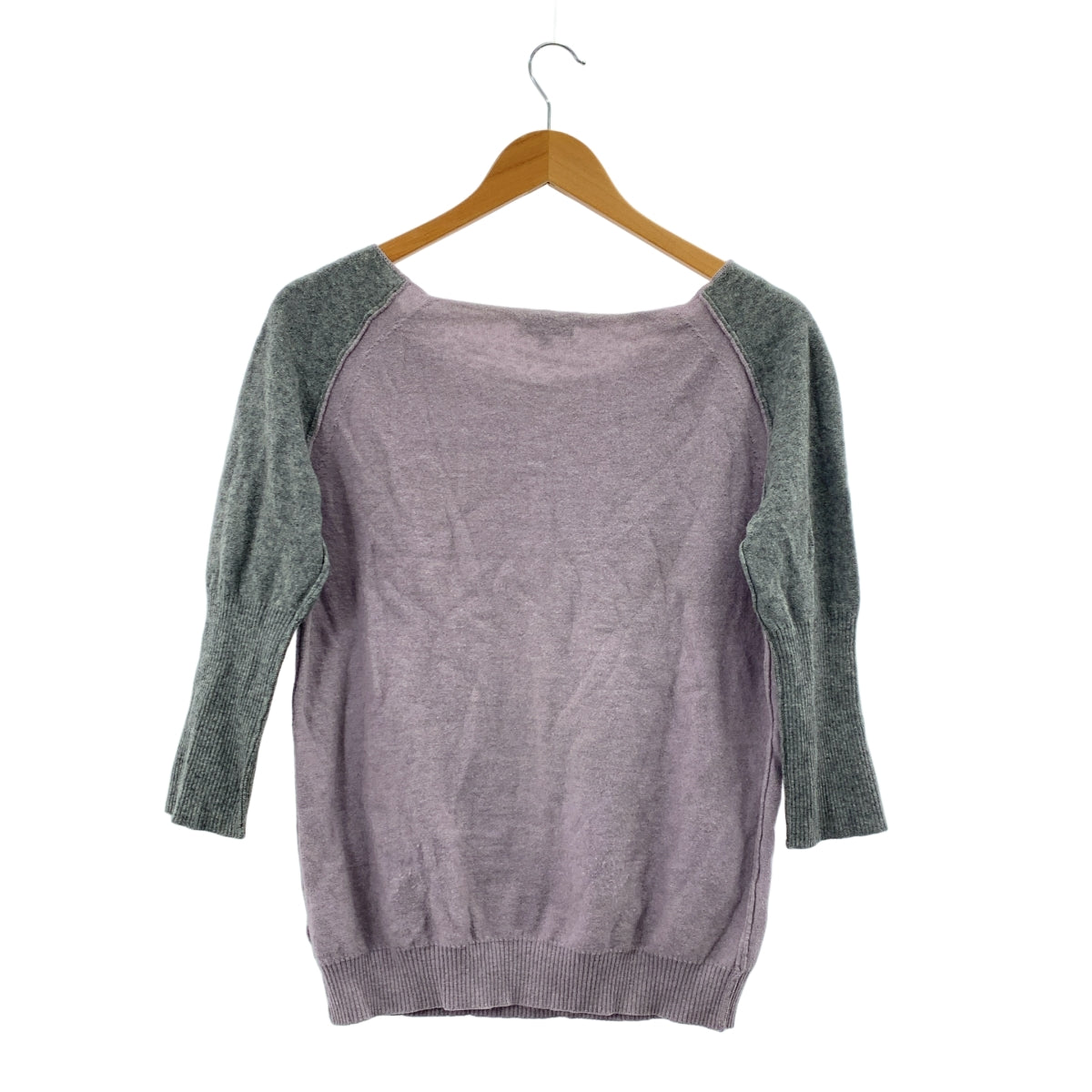 DRIES VAN NOTEN / 드리스 반 노텐 | 울 바이 컬러 롱 그리브 니트 | L |