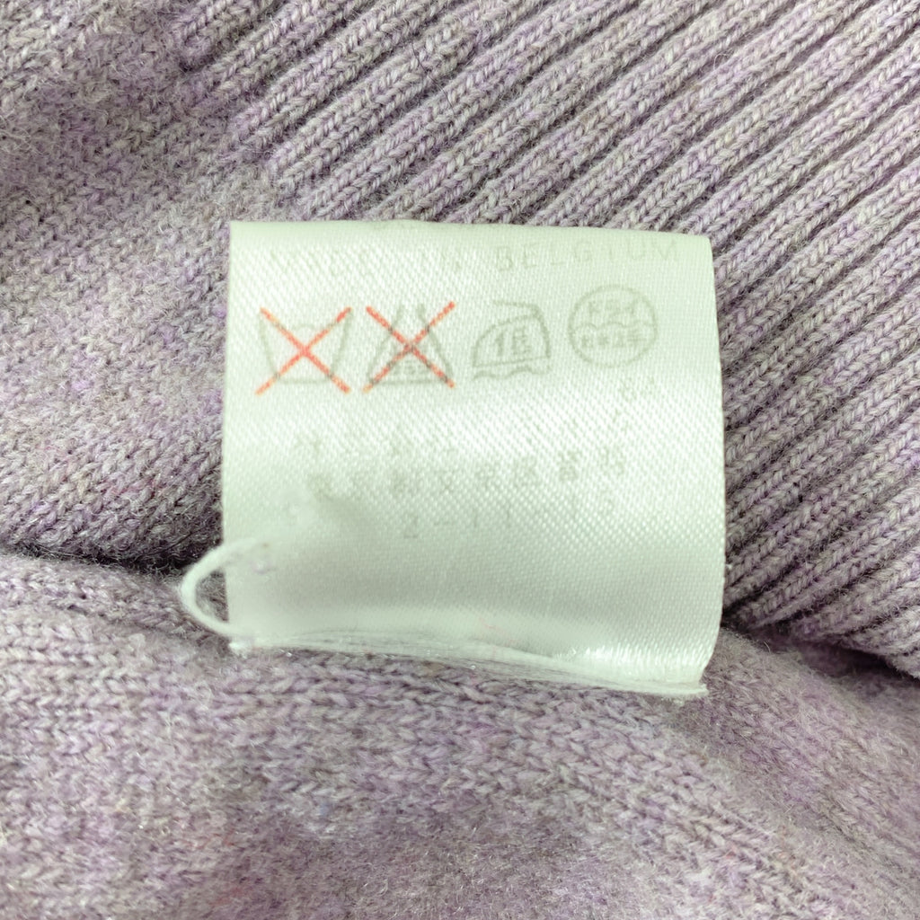 DRIES VAN NOTEN / 드리스 반 노텐 | 울 바이 컬러 롱 그리브 니트 | L |