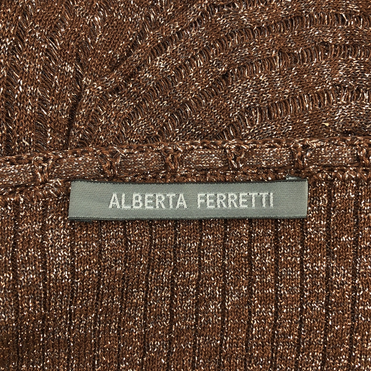 ALBERTA FERRETTI / アルベルタフェレッティ | コットン ラメ