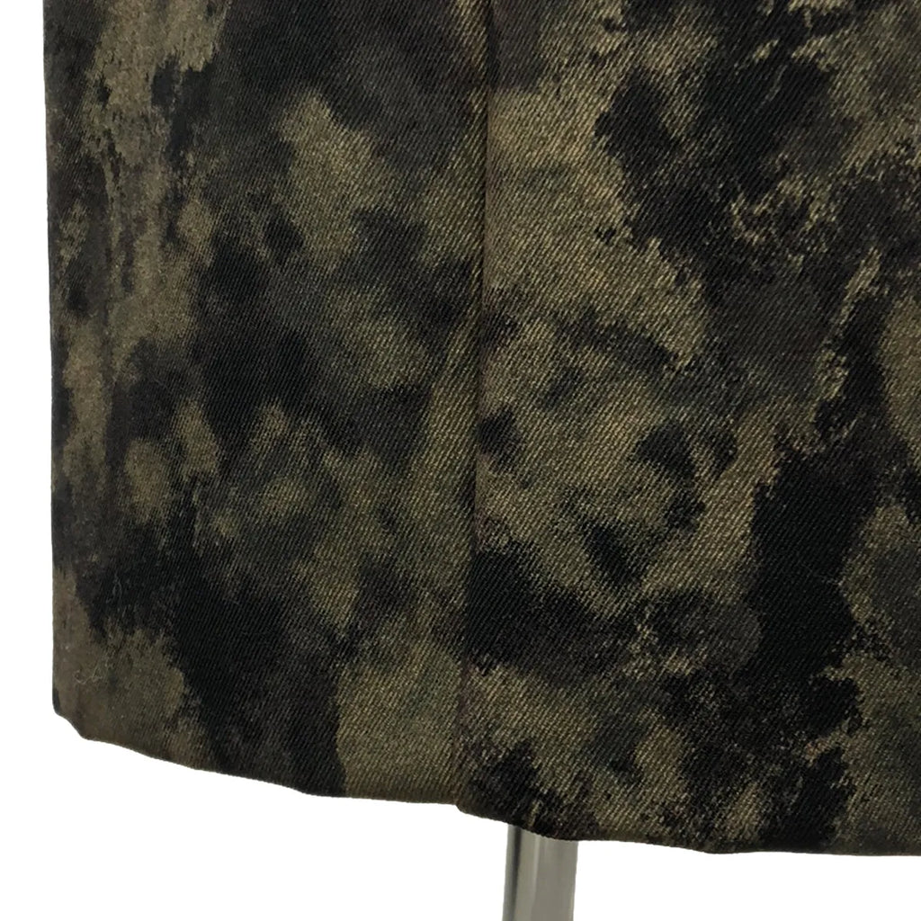 COMME des GARCONS | 2017春夏 |羊毛彩繪剪裁長裙 | M |黑色/棕色|女性的