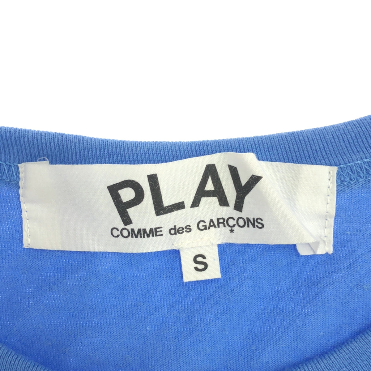 PLAY COMME des GARCONS / 플레이콤 데 갤슨 | AD2022 | 하트 로고 패치 크루 넥 티셔츠 유니섹스 | S |