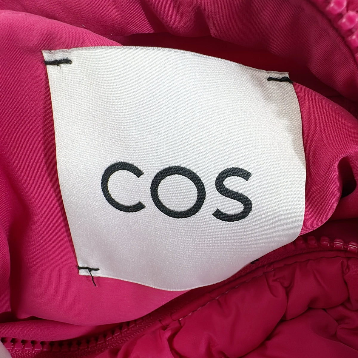 【미품】 COS / 코스 | QUILTED MINI BAG 퀼트 미니 숄더백 | ONE SIZE | 핑크 | 여성