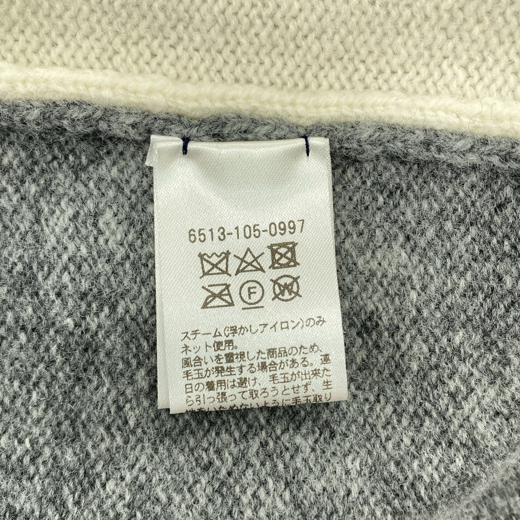 抽屜 | 羊毛拼接圓領針織毛衣 | 尺寸 1 | 女款