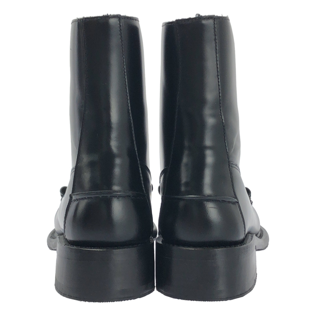 HEREU / 헤레우 | mallera 가죽 스퀘어 투 부츠 | 38 | 여성