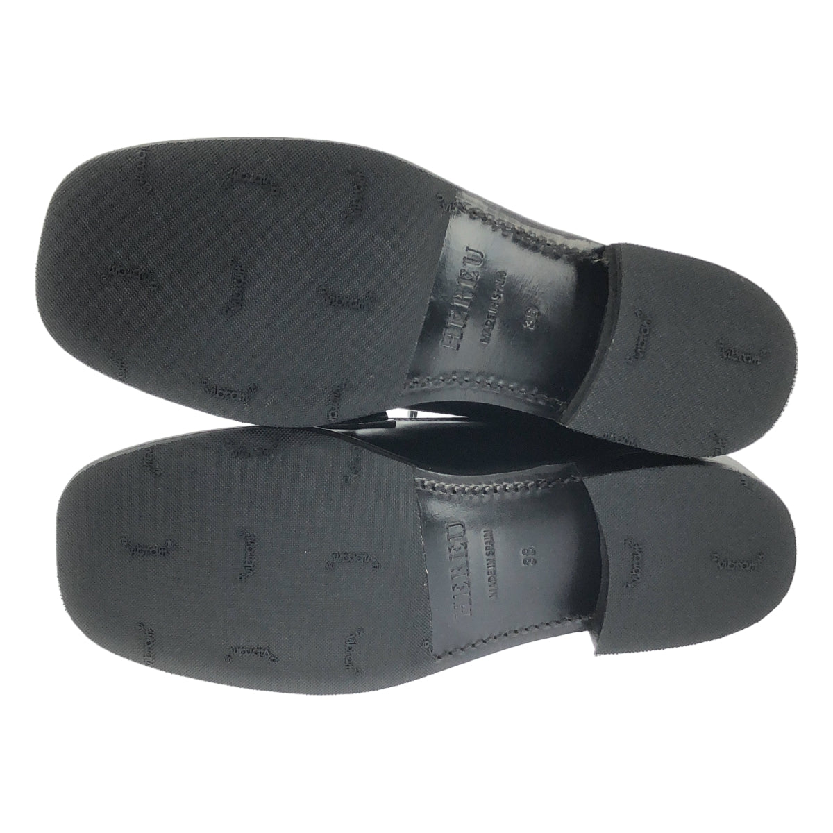 HEREU / 헤레우 | mallera 가죽 스퀘어 투 부츠 | 38 | 여성