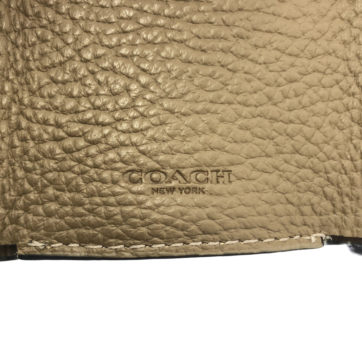 COACH / コーチ | レザー コンパクトウォレット 三つ折り 財布 |