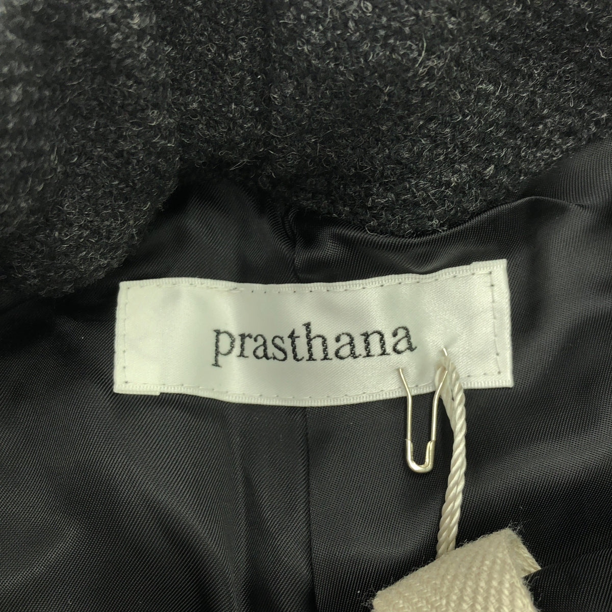 【신품】 prasthana / 프라스타나 | semidress trousers 바지 | M | 블랙 | 남성