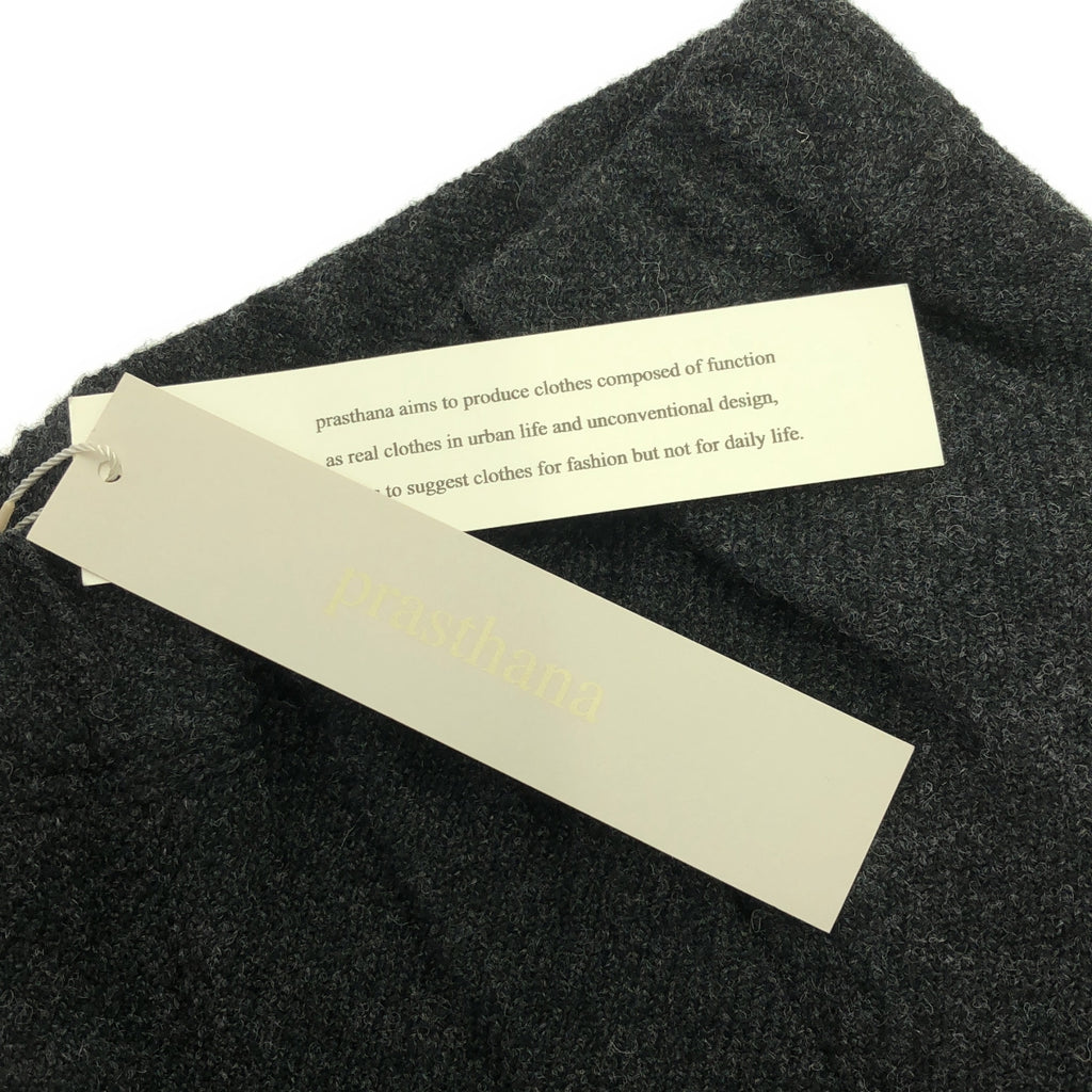 【신품】 prasthana / 프라스타나 | semidress trousers 바지 | M | 블랙 | 남성