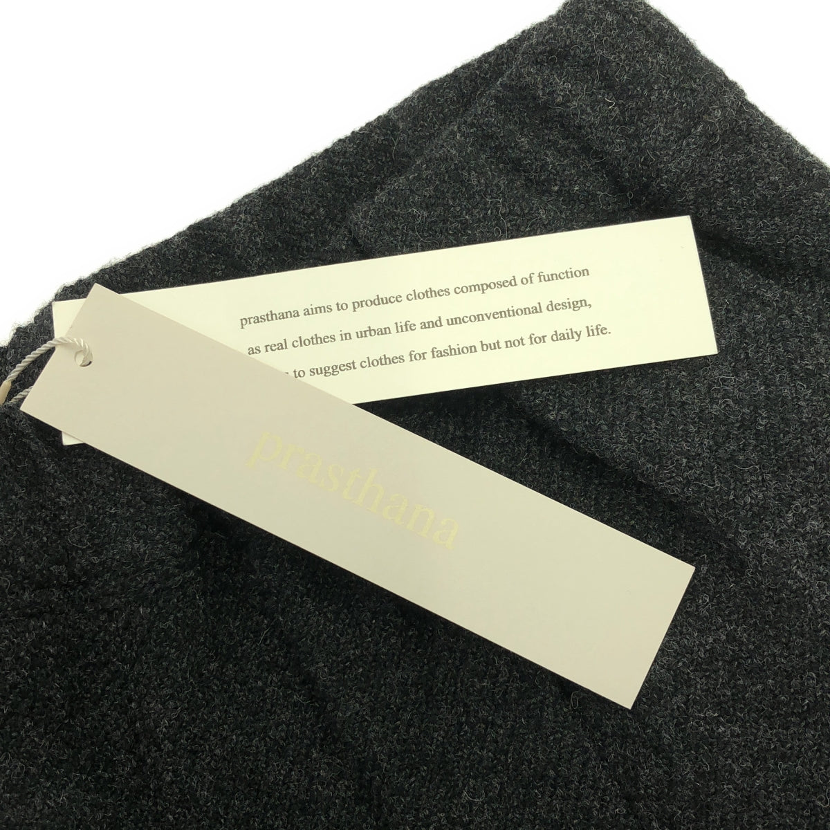 【신품】 prasthana / 프라스타나 | semidress trousers 바지 | M | 블랙 | 남성