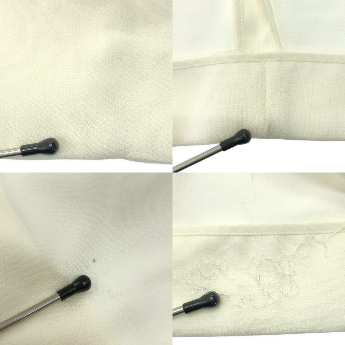 Deuxieme Classe / ドゥーズィエムクラス | ウラナシ トリアセ ジョーゼット オーバー コート | ホワイト | レディース