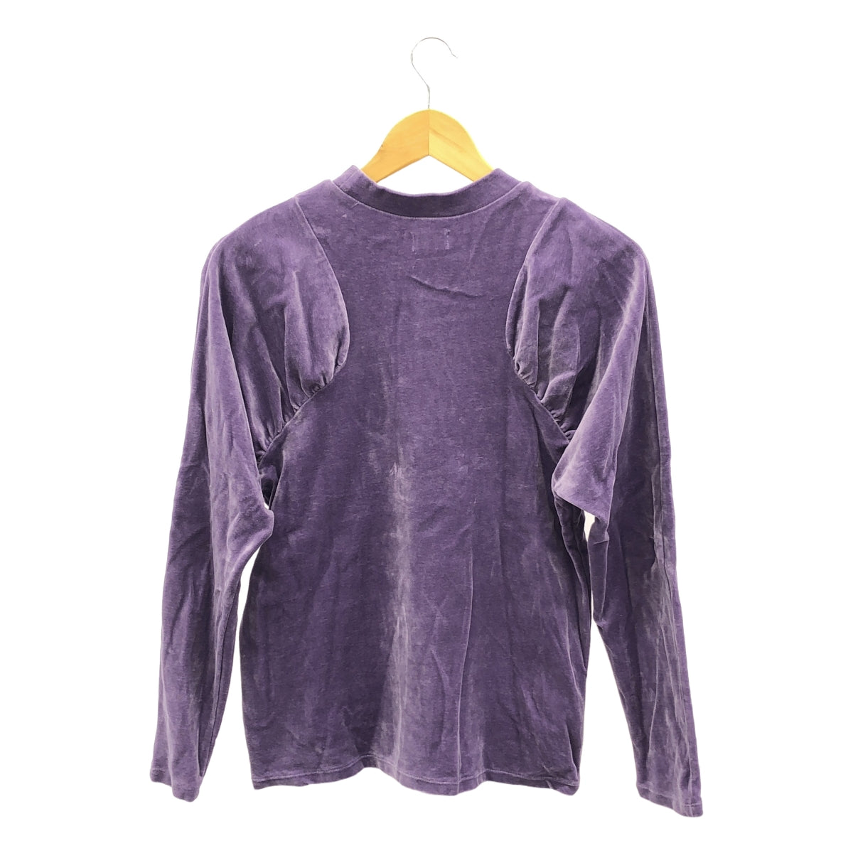 RHC 羅恩赫爾曼 |天鵝絨高領褶皺套頭衫剪裁和縫製 | XS |紫色 |女性的