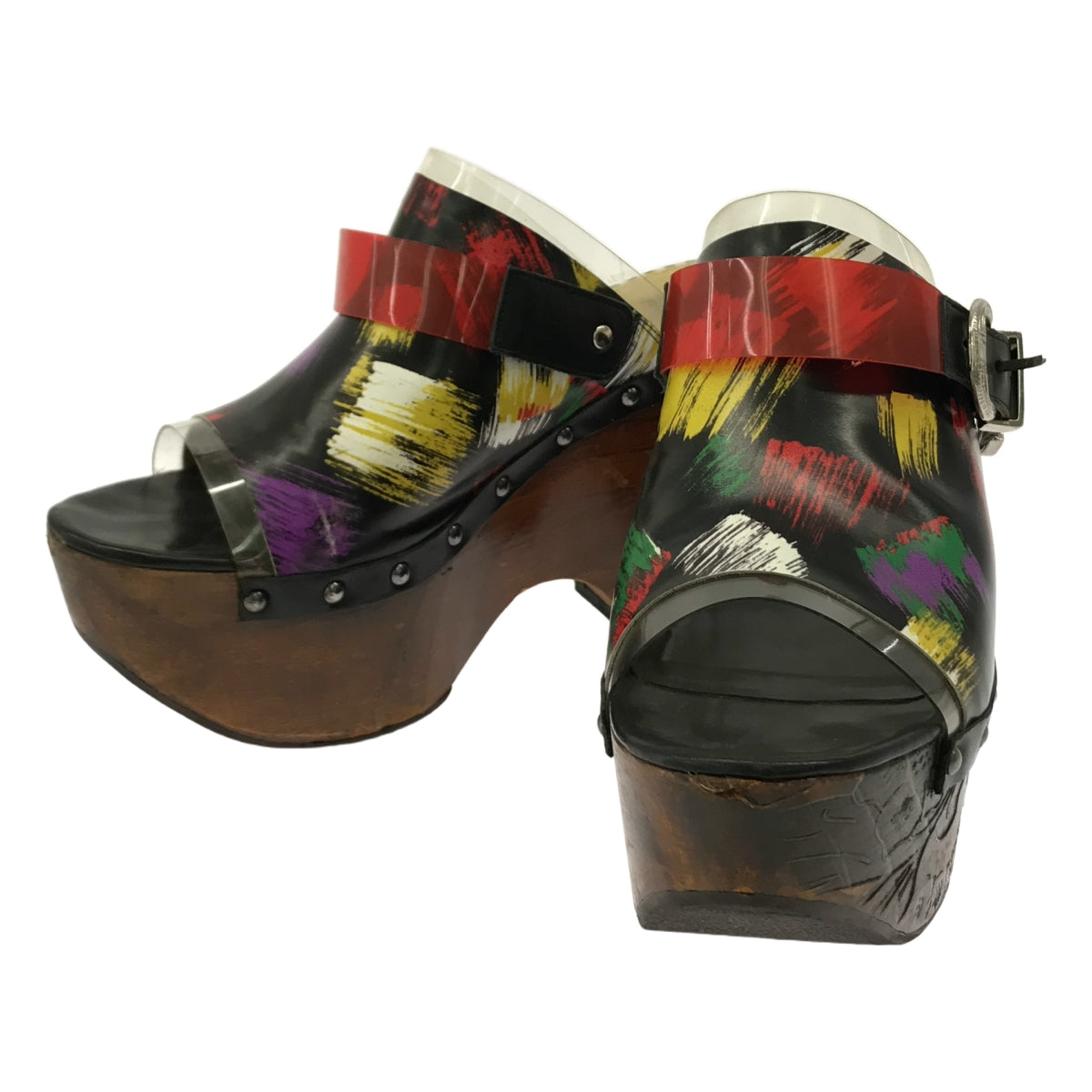 託加普拉 |厚底木底涼鞋 |尺寸 38 |多色 |女性的