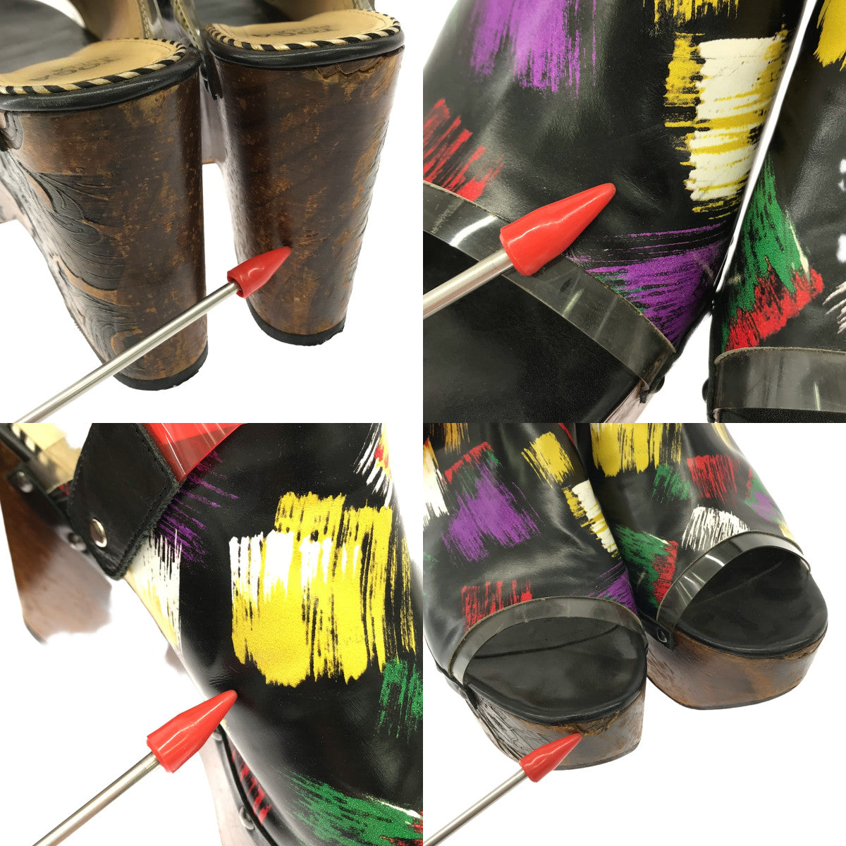 託加普拉 |厚底木底涼鞋 |尺寸 38 |多色 |女性的