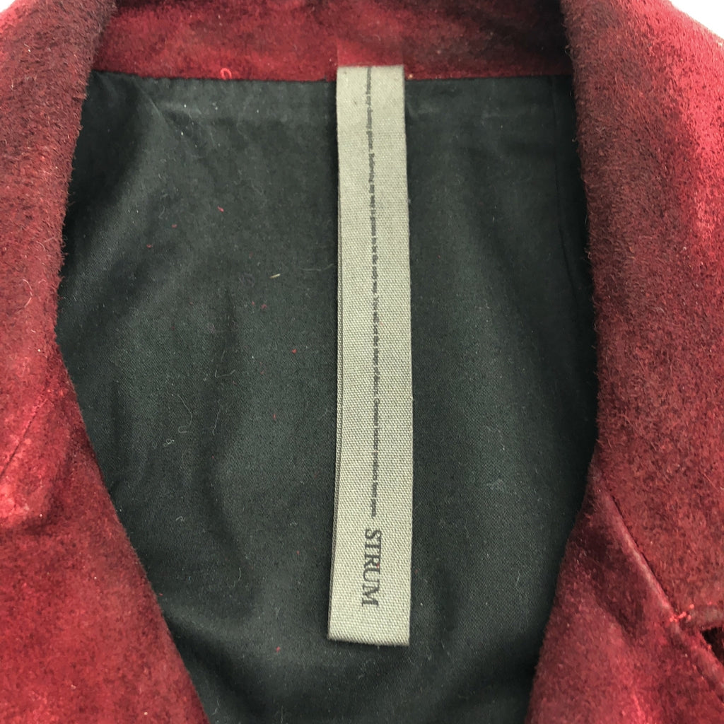 STRUM / ストラム | DIVINE Suede Horse hide Double Riders / 馬革 ホースレザー スエード ダブルライダース ジャケット / 総裏地 | S | メンズ