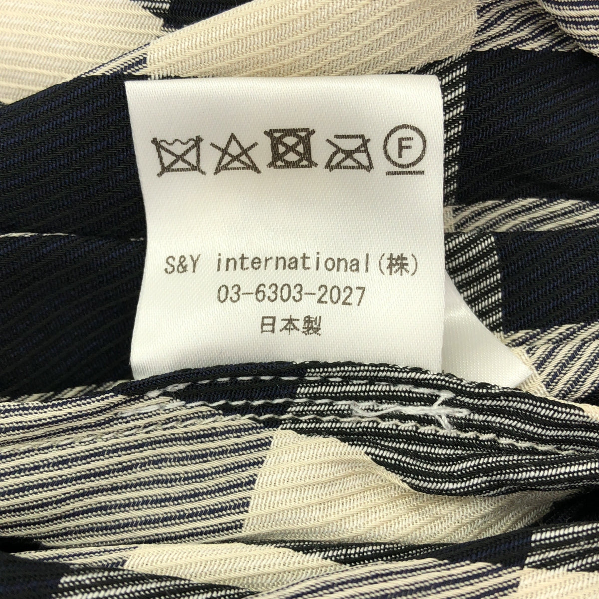 RUMCHE / ラム・シェ | チェック柄 キャミソールワンピース | F | ホワイト / ブラック | レディース