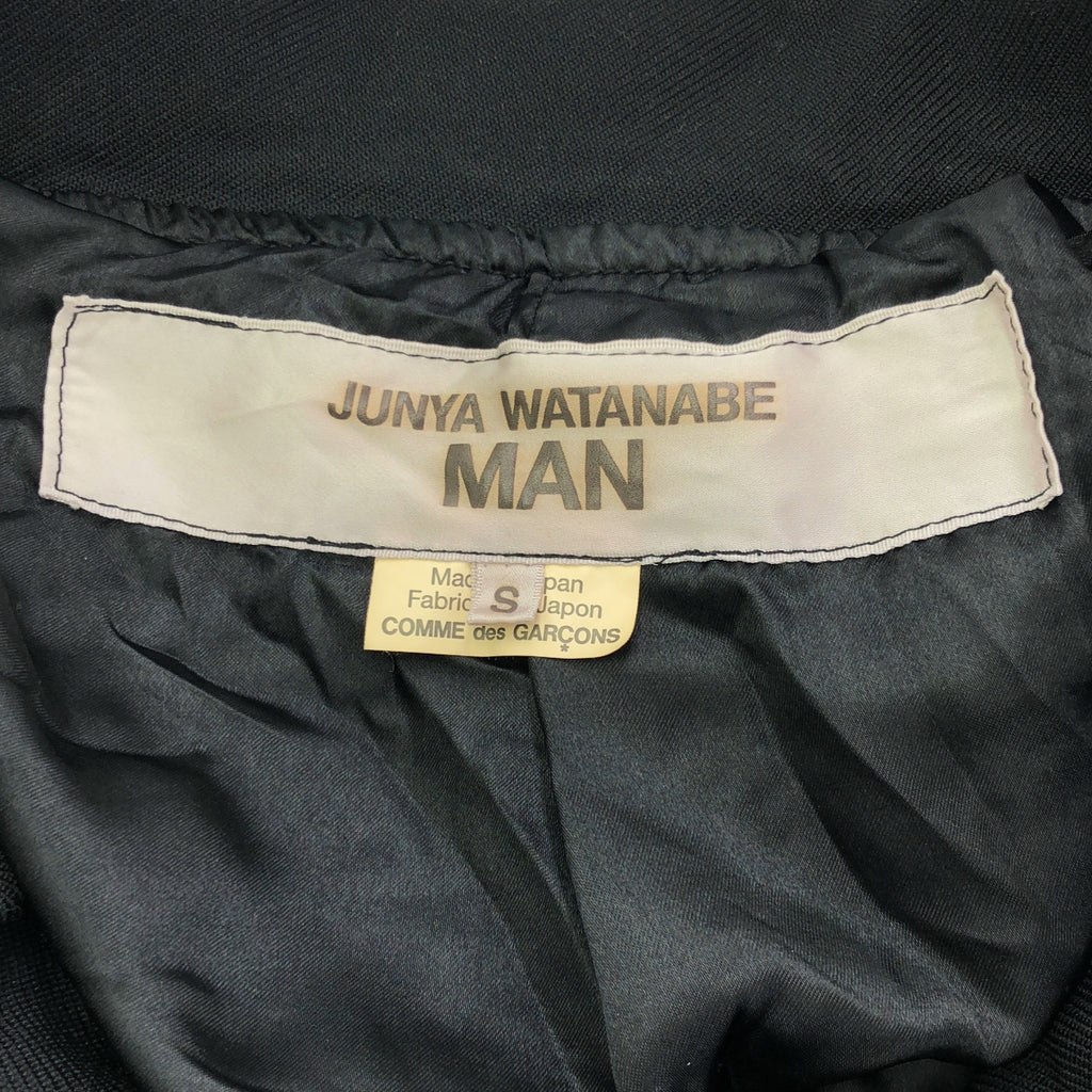 [品相良好] JUNYA WATANABE MAN | 2023秋冬 | Ester Serge 產品染色騎士外套 | S |黑色 |男士