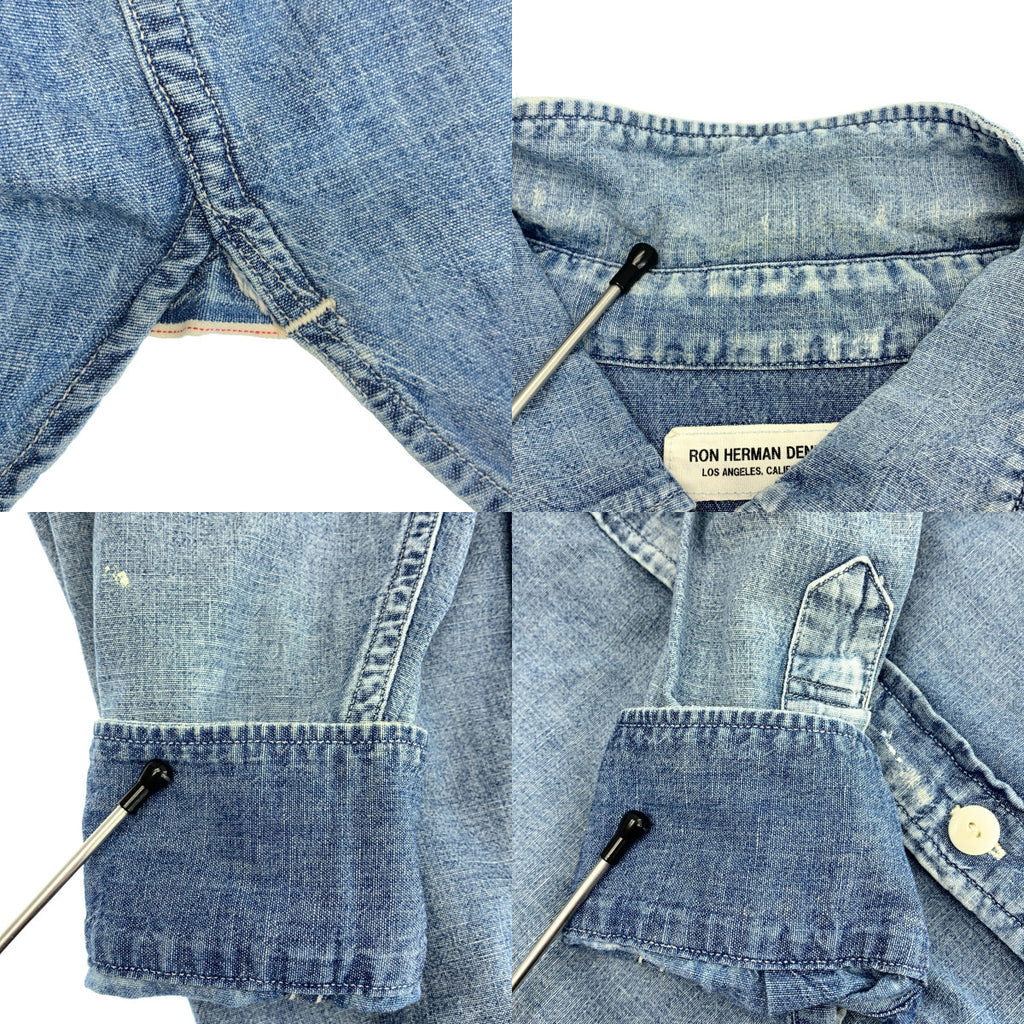 Ron Herman / ロンハーマン | ヴィンテージ・ペンキ加工 デニム シャツ |