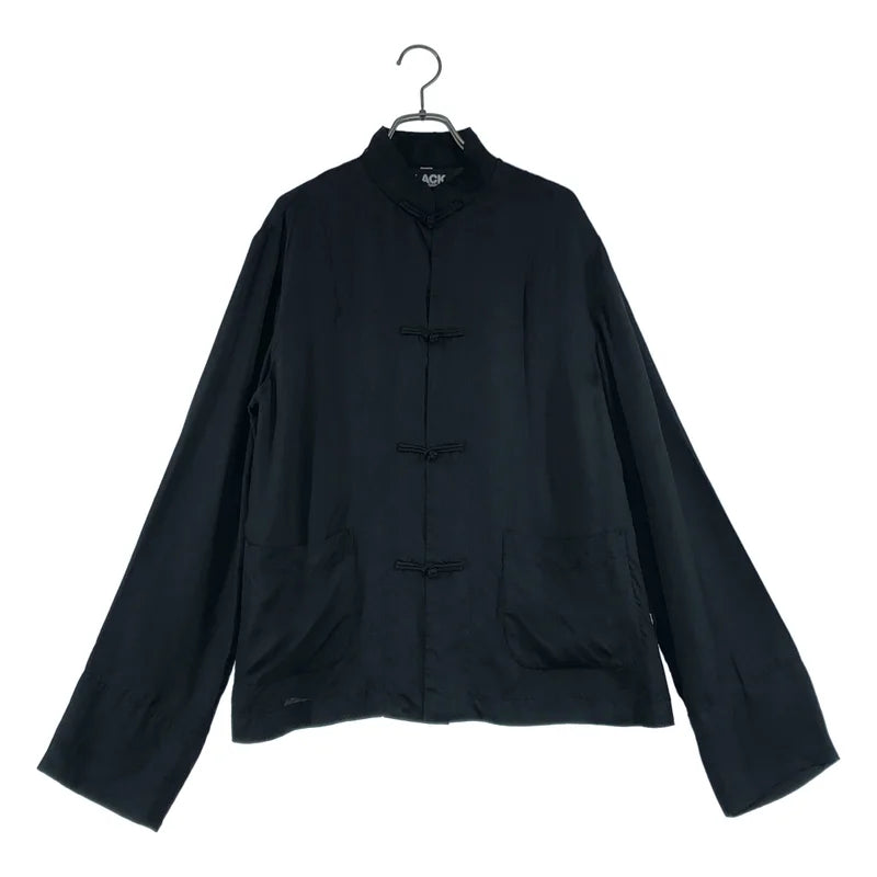 BLACK COMME des GARCONS / ブラックコムデギャルソン | 2021SS | 刺しゅう スーベニア チャイナシャツ | L | メンズ