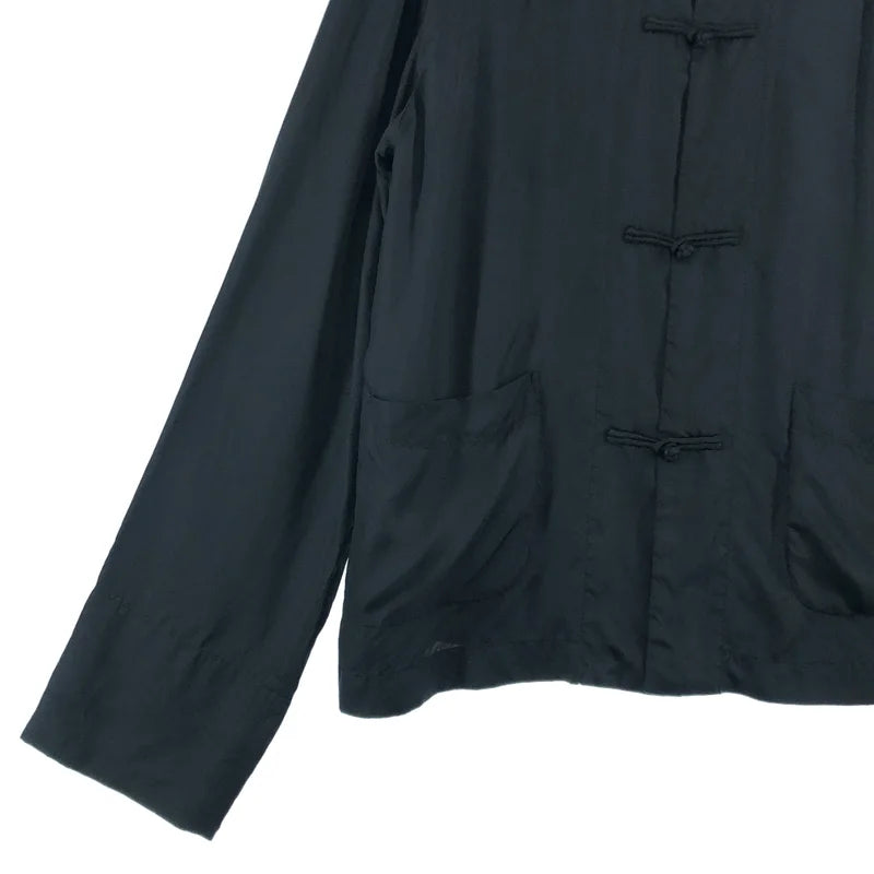 BLACK COMME des GARCONS / ブラックコムデギャルソン | 2021SS | 刺しゅう スーベニア チャイナシャツ | L | メンズ