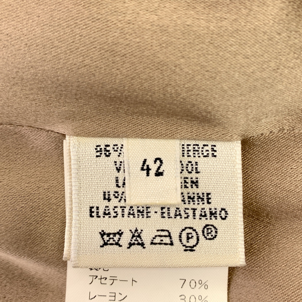 HERMES / 헤르메스 | by Jean Paul Gaultier 골치에 / 백플리츠 트렌치 코트 켈리 브래킷 포함 | 42 |