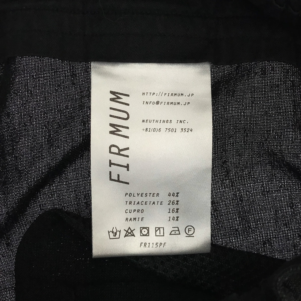 FIRMUM / フィルマム | リネン混 タック テーパード イージーパンツ | XS | ブラック | レディース