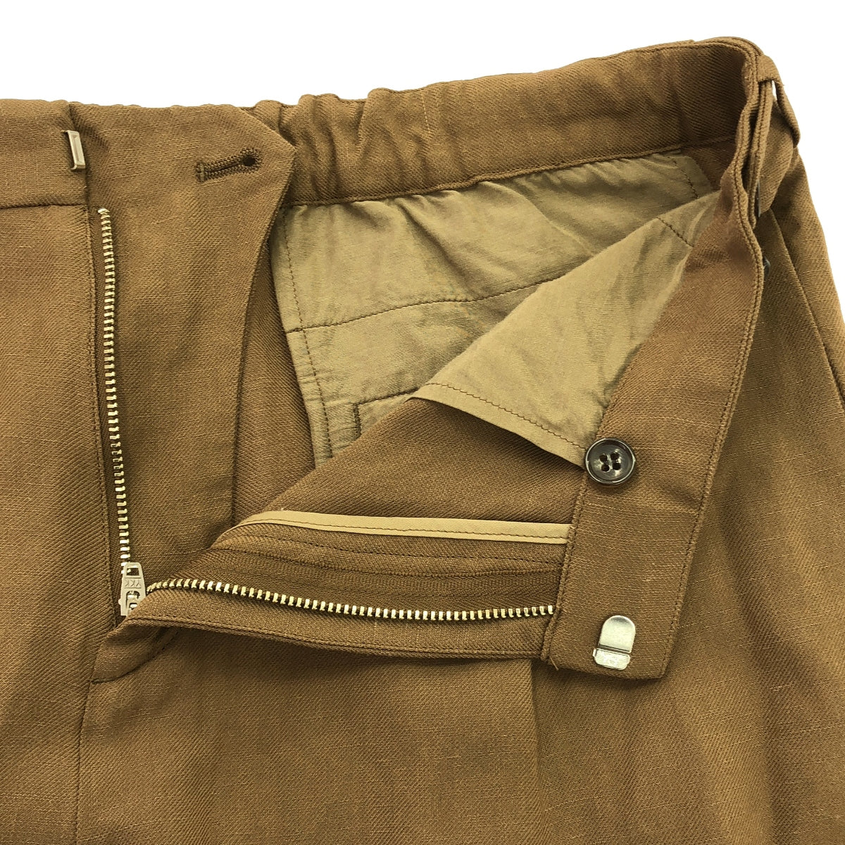 L'Appartement / 아파르트몬 | 2024SS | CANGIOLI Back Easy Pants / 탁 슬랙스 팬츠 | 36 | 브라운 | 여성