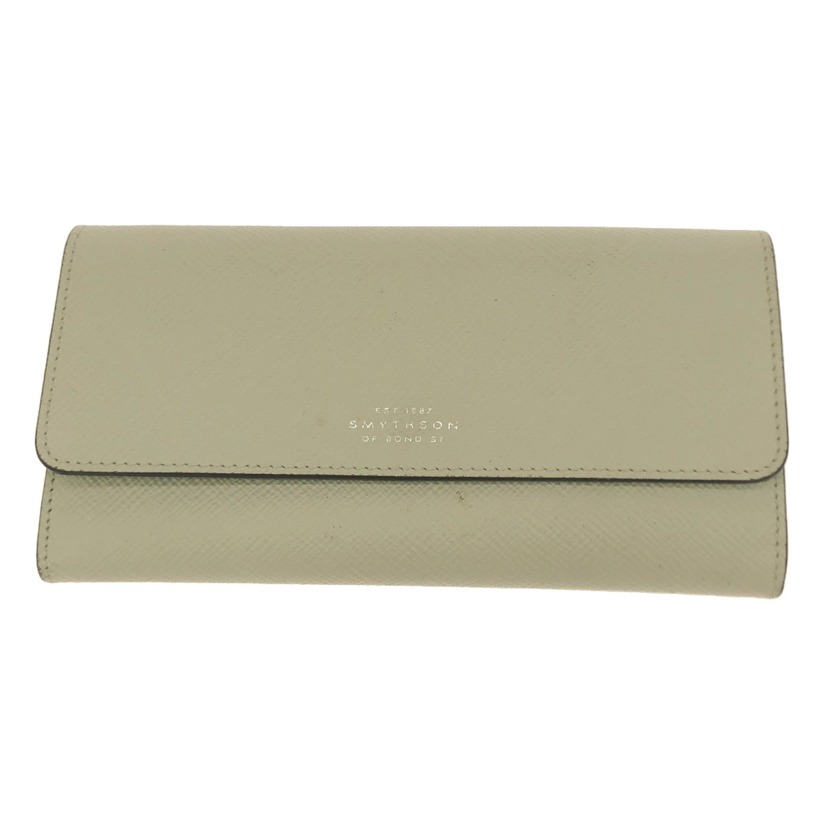 smythson / スマイソン | 長財布 レザーウォレット | グレー | レディース