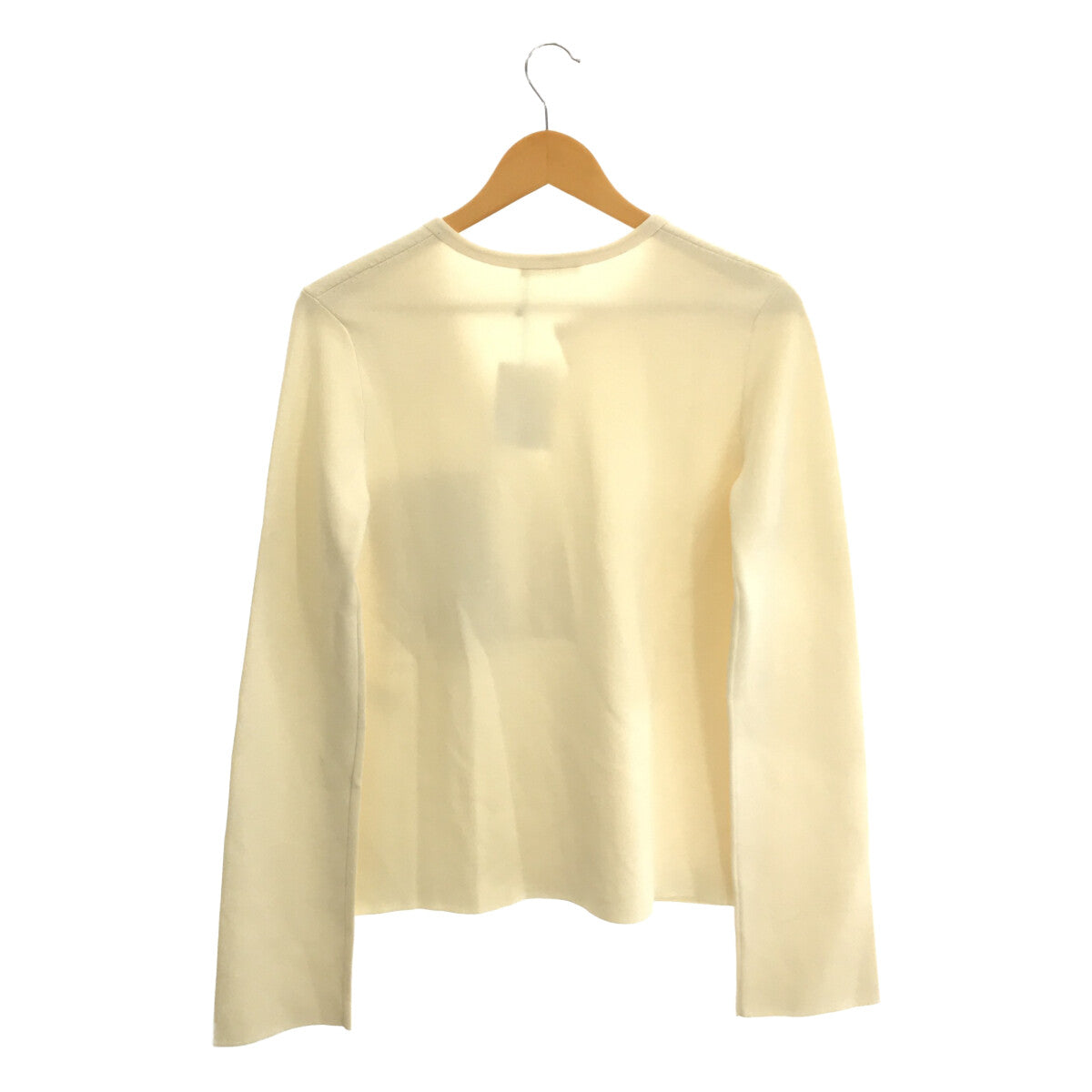 [New] CELINE | Phoebe period chest pocket V-neck knit | S | Off-white | Women's