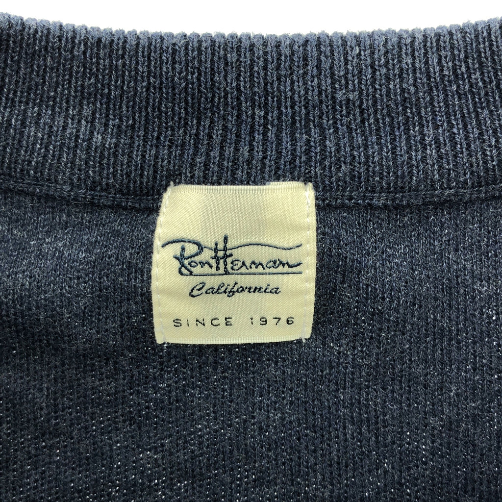 Ron Herman / ロンハーマン | コットン クルーネック ニット プルオーバー | XS | ネイビー | レディース