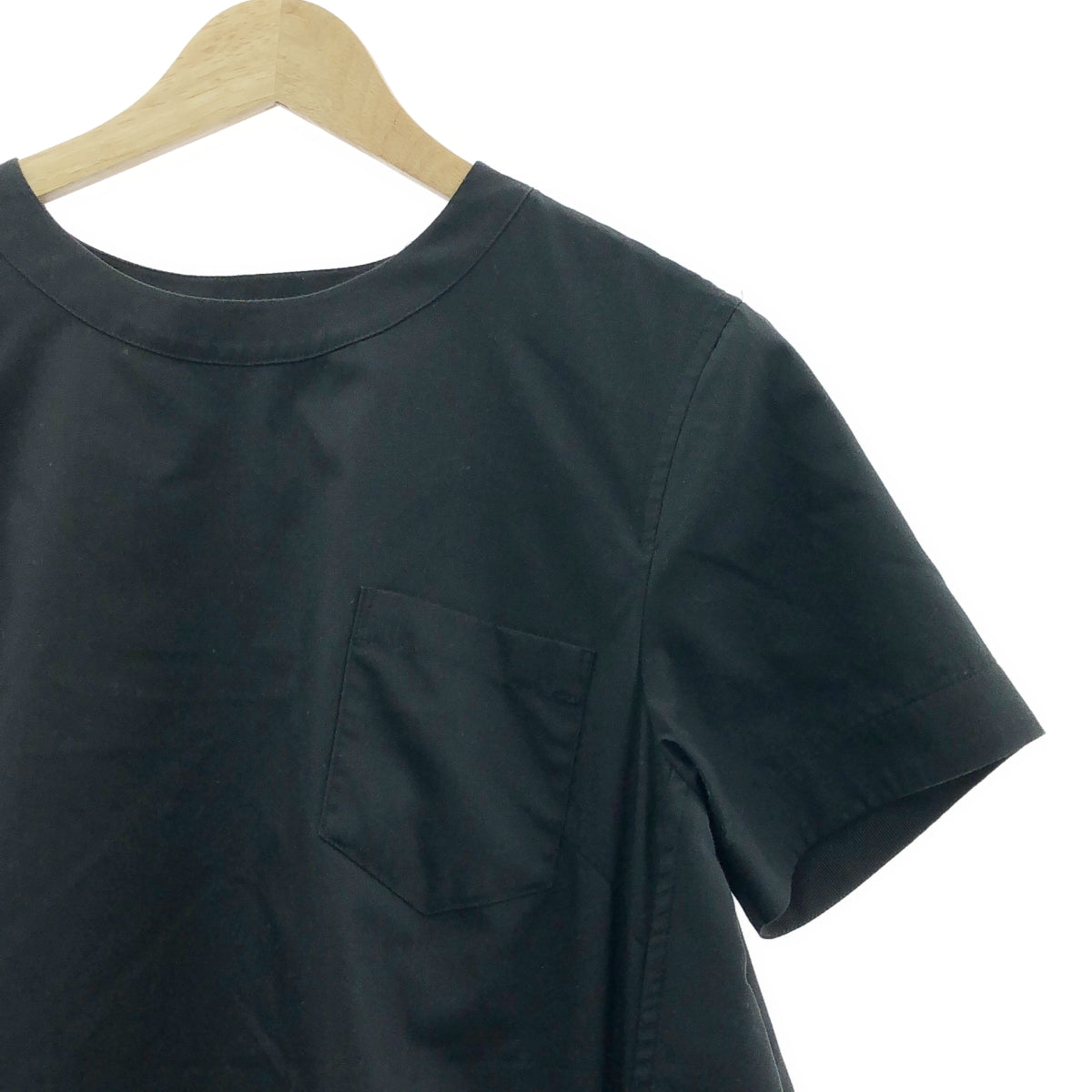 sacai | 對接褶皺套頭洋裝 | 尺寸 2 | 黑色 | 女款