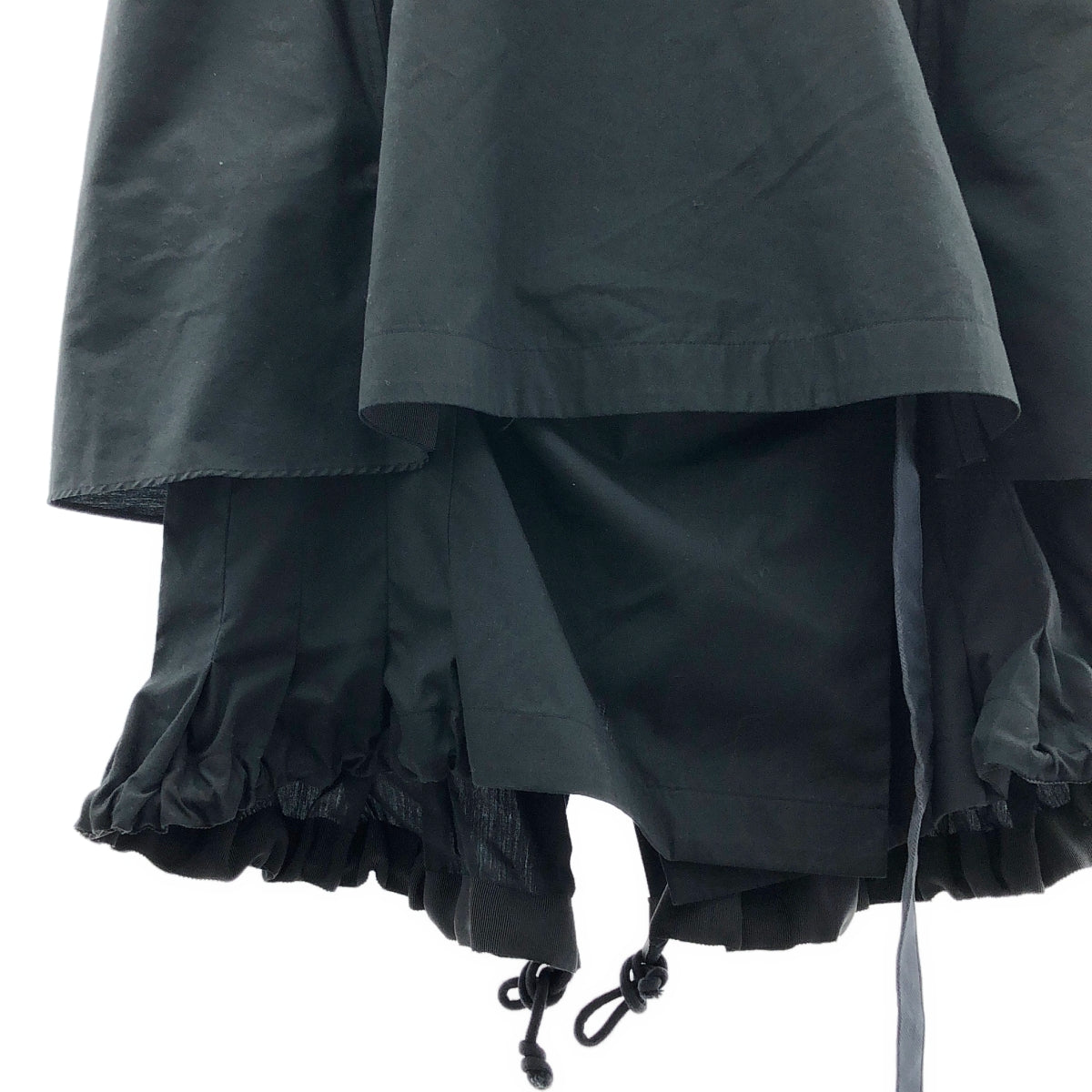 sacai | 對接褶皺套頭洋裝 | 尺寸 2 | 黑色 | 女款