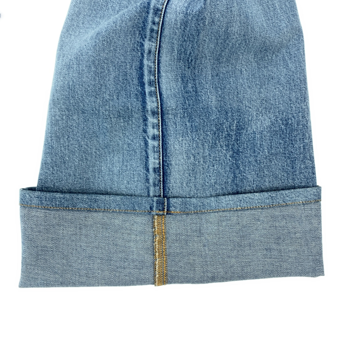 JUHA / ユハ | AP STUDIO 別注 スーパーハイウエスト レザーロゴパッチ デニム ワイドパンツ | インディゴ | レディース