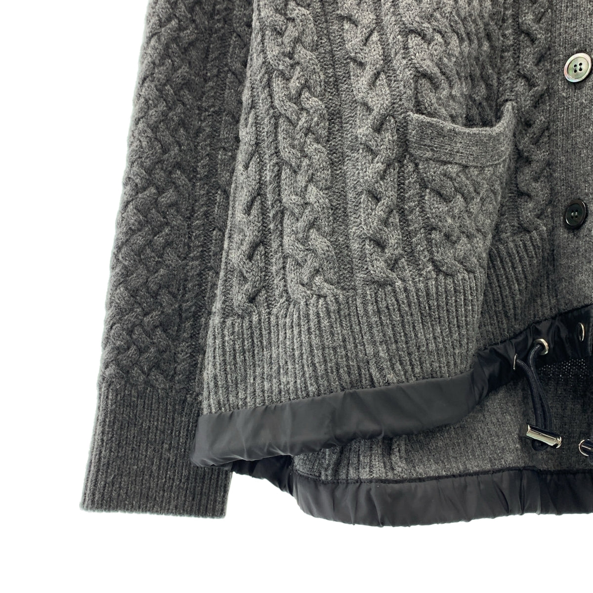 sacai luck | 抽繩V領開襟衫 | 尺寸 2 | 女款