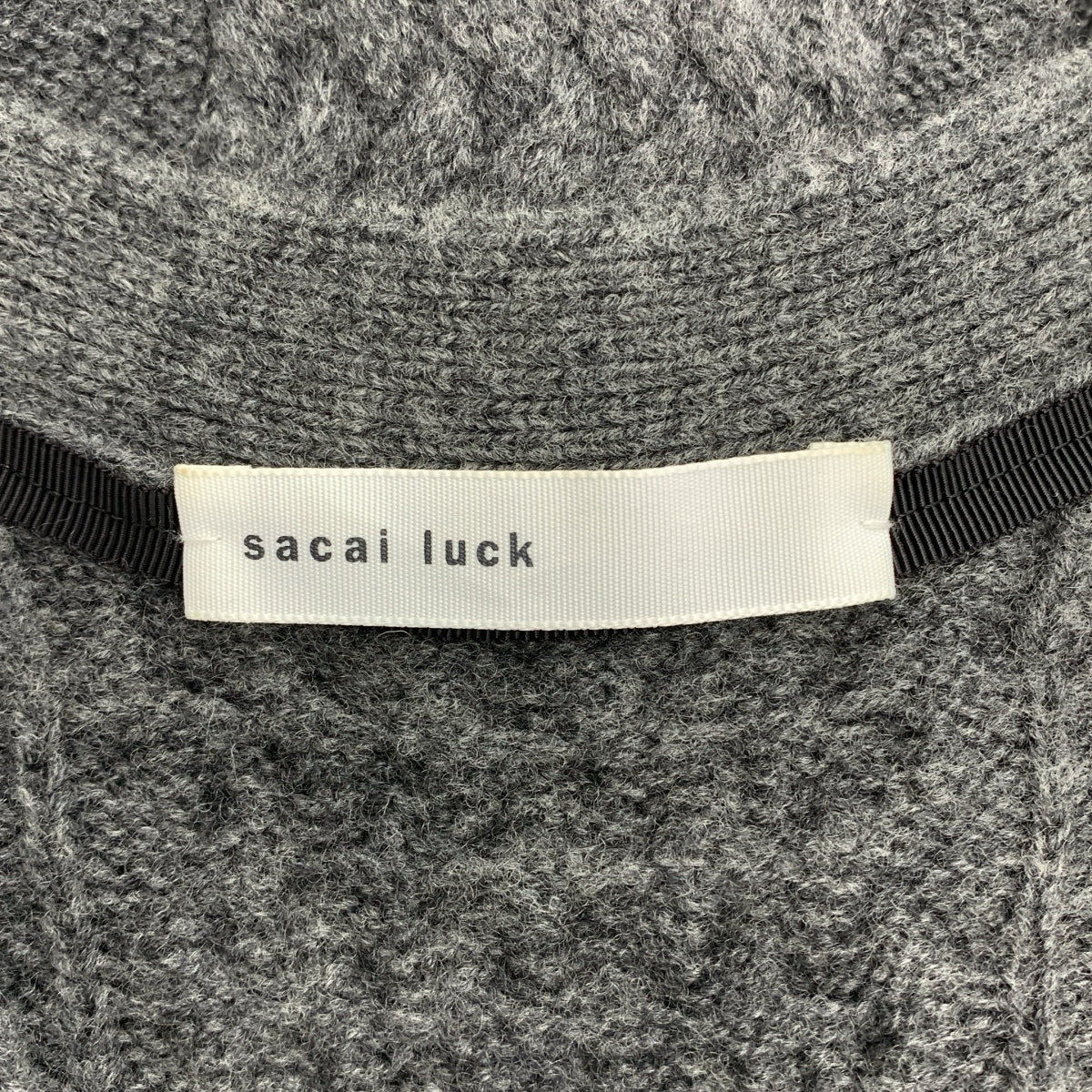 sacai luck | 抽繩V領開襟衫 | 尺寸 2 | 女款