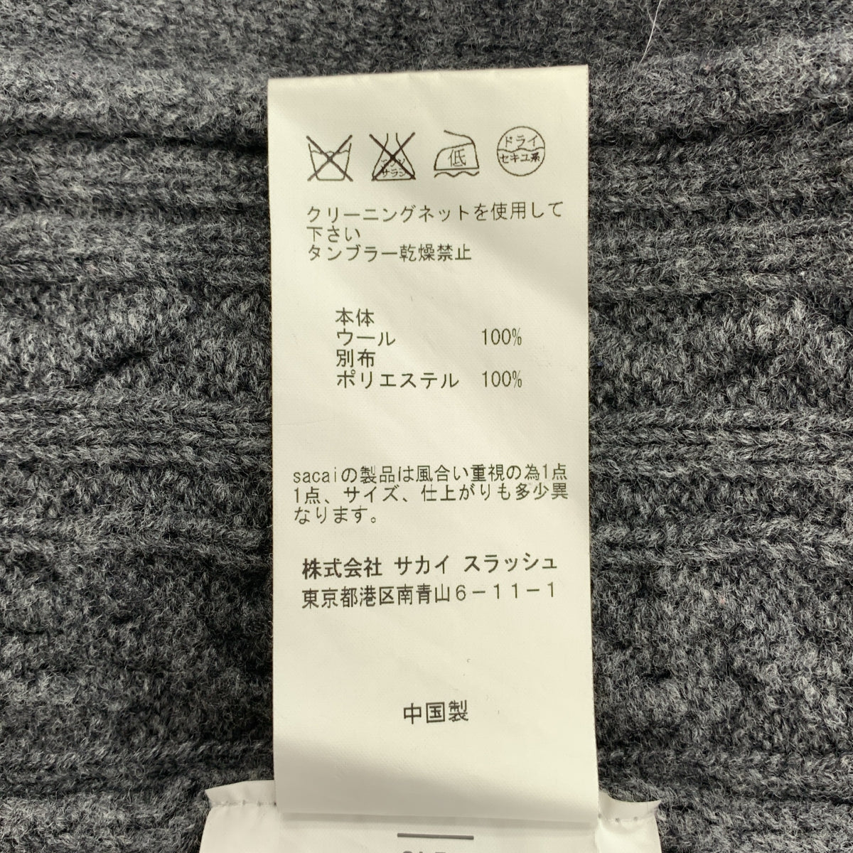 sacai luck | 抽繩V領開襟衫 | 尺寸 2 | 女款