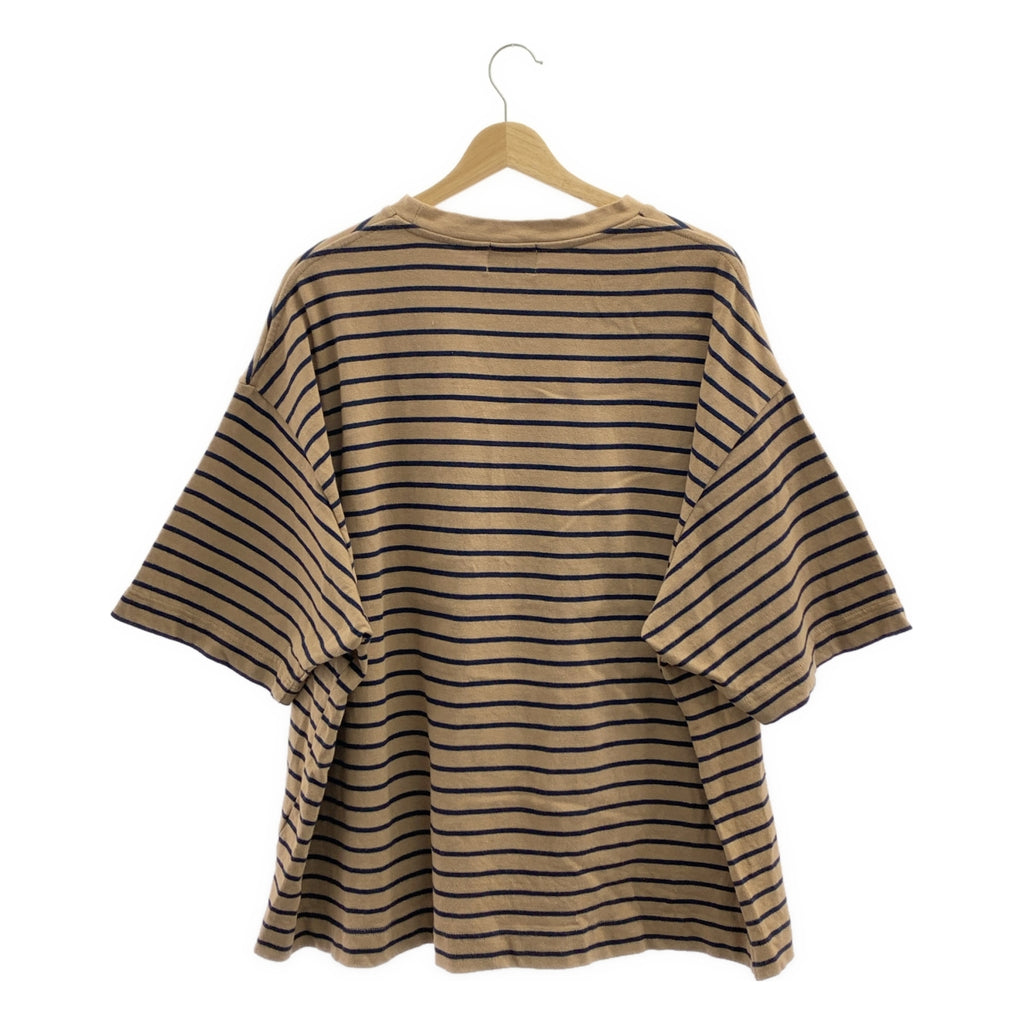 EVCON / エビコン | BORDER WIDE S/S TEE / ボーダー オーバーシルエット Tシャツ カットソー | 3 | メンズ