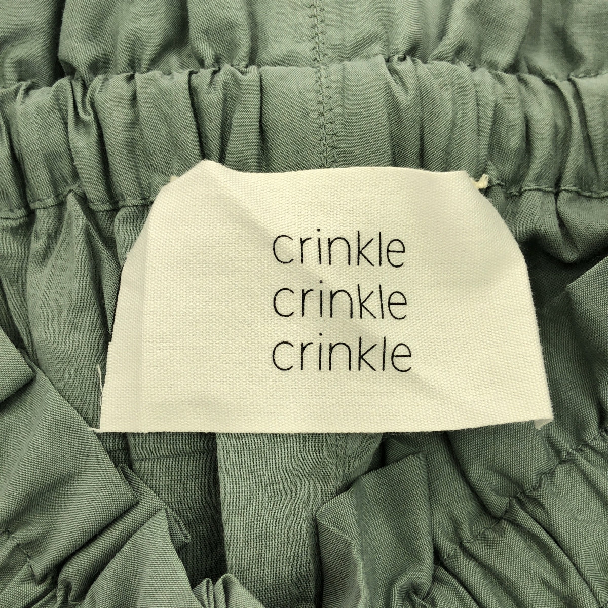 crinkle crinkle crinkle / crinkle crinkle crinkle | 2023SS | silk cotton over cargo pants | F | Women's