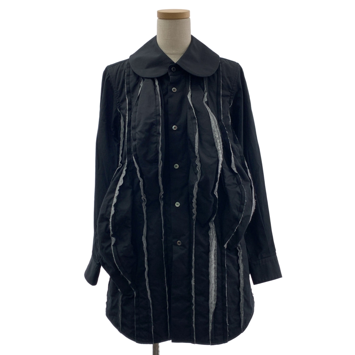 COMME des GARÇONS | 2017 秋冬 | 棉質圓領反穿襯衫 | XS 碼 | 女款